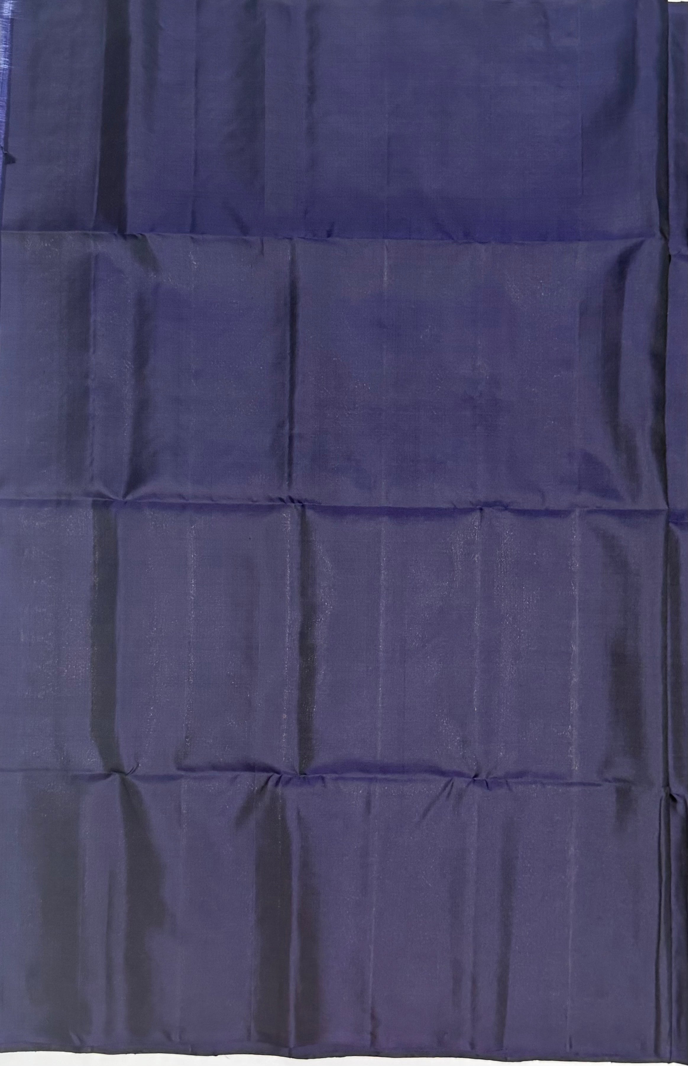 VSS368 - navy blue color body, pallu , blouse pure silk saree