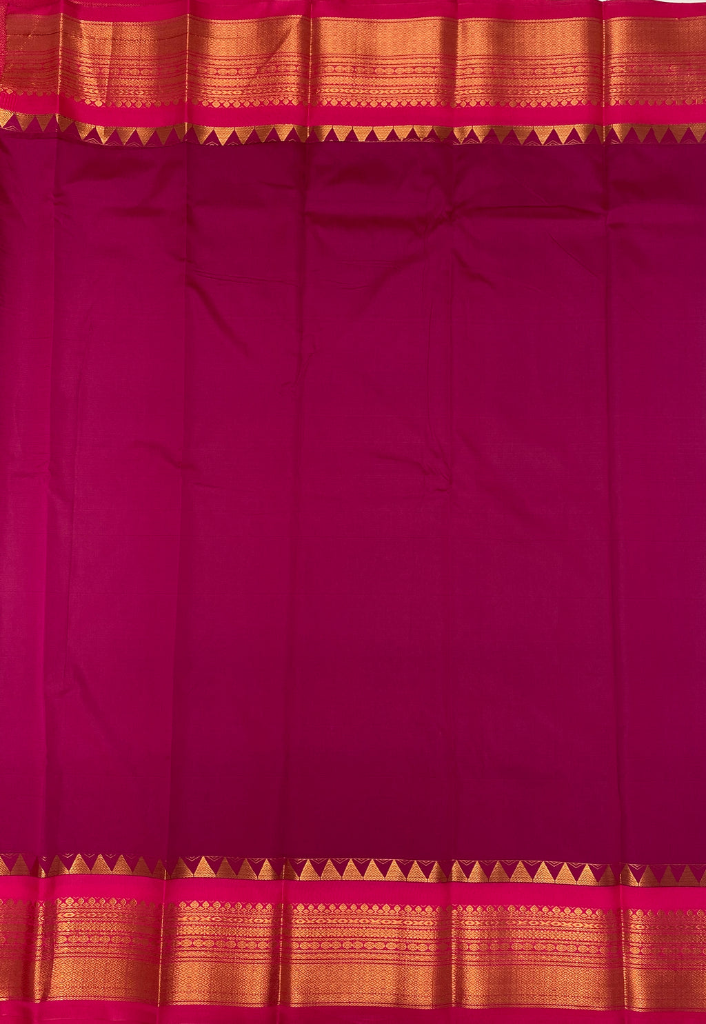 VSAS780 - dark green color body , pink color pallu , blouse.
