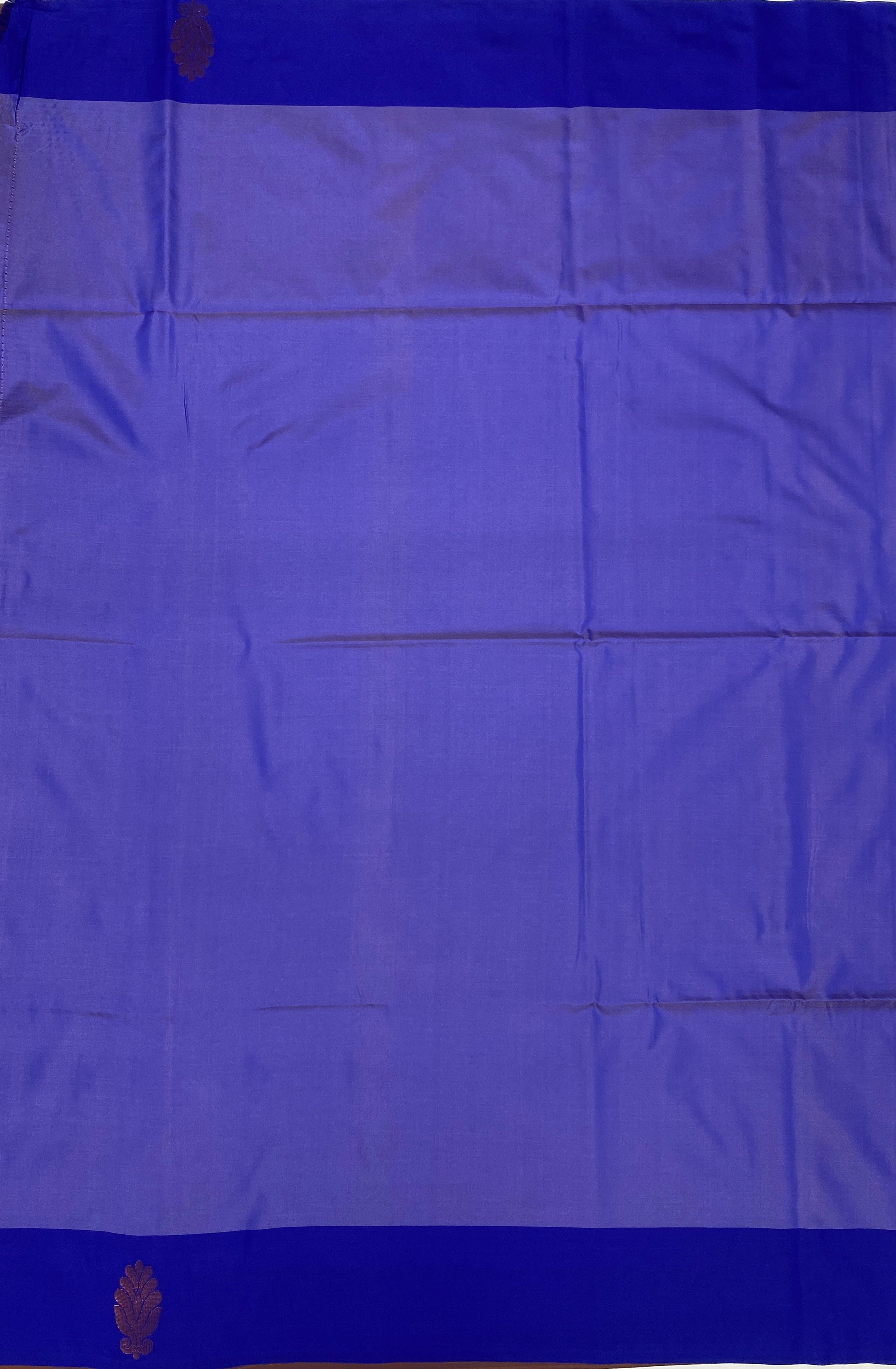 VSAS804 - yellow color body , lavender color pallu , blouse.