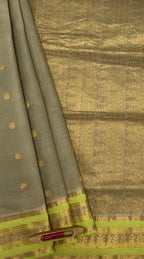 VSC558 - pastel green color body, pallu,blouse.