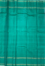 VSCB523 - sky blue color body , ramar blue color pallu , blouse - Pure silk saree