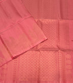 VST357 - rose pink color body , pallu , blouse - Pure silk saree