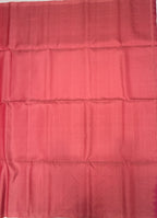 VST357 - rose pink color body , pallu , blouse - Pure silk saree