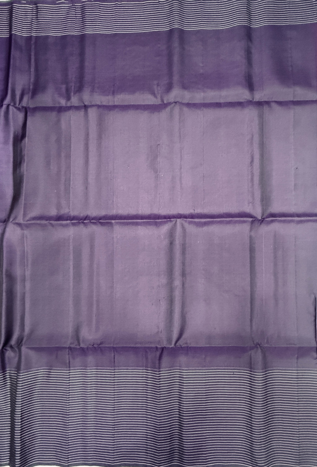 VST358 - purple color body , violet color pallu , blouse - Pure silk saree