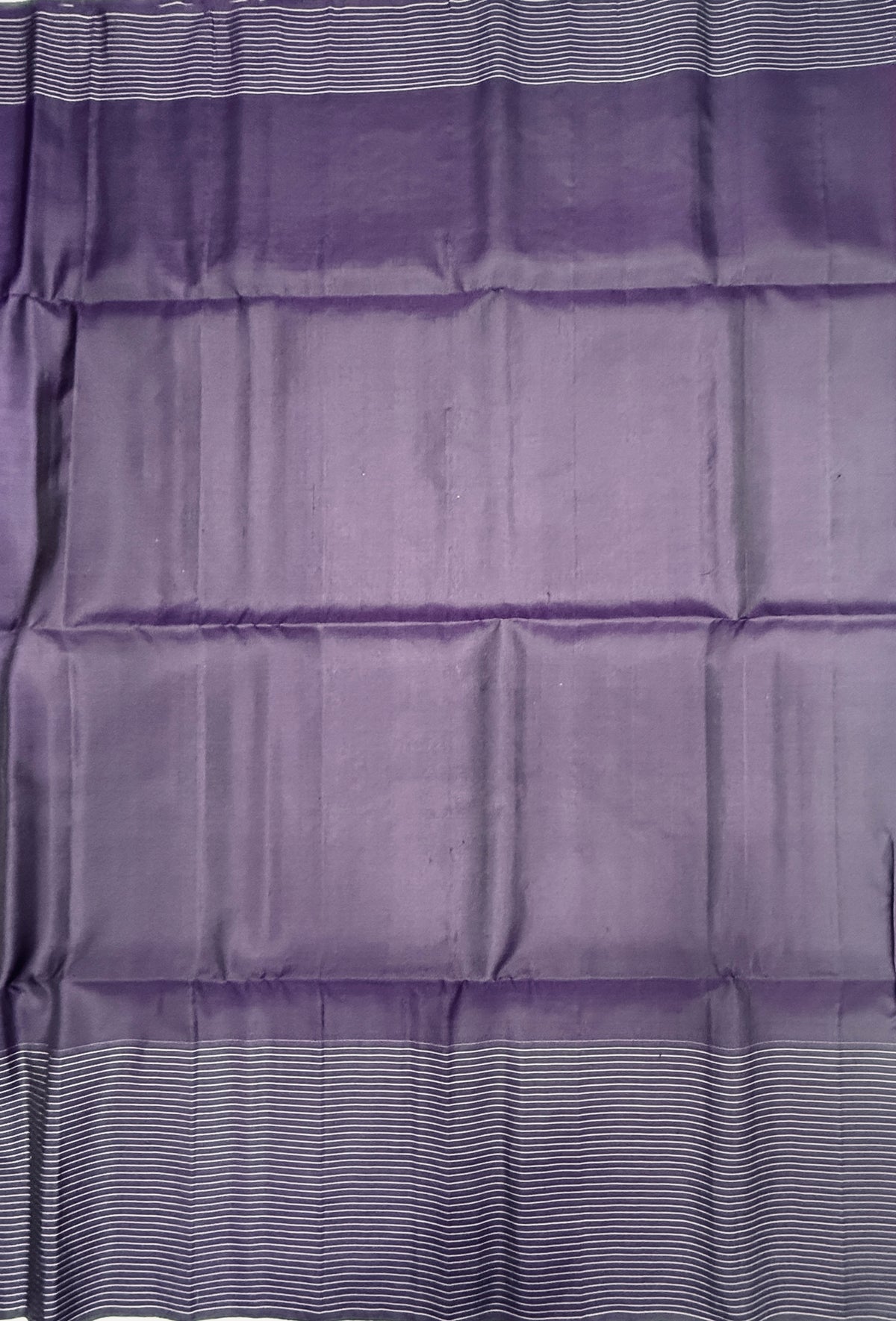 VST358 - purple color body , violet color pallu , blouse - Pure silk saree