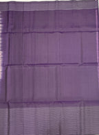 VST359 - light lavender color body , violet color pallu , blouse - Pure silk saree