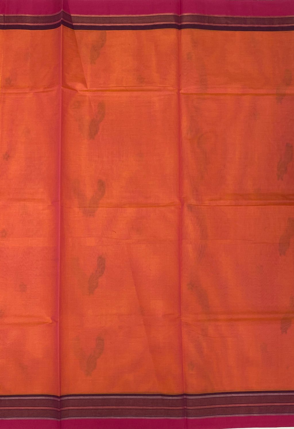 VSC590 - pinkish orange color body, pallu,blouse.