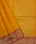 VSC394 - yellow color body, pallu,blouse.