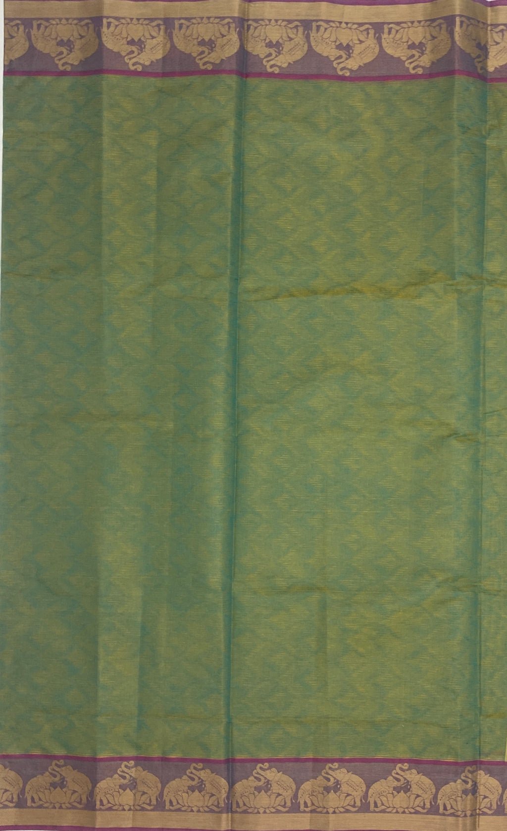 VSC396 - pastel green color body, pallu,blouse.
