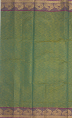 VSC396 - pastel green color body, pallu,blouse.