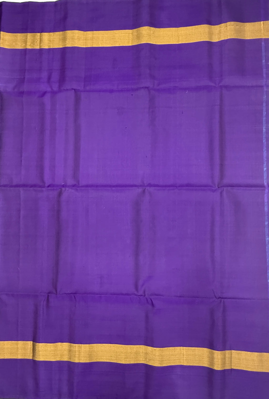 VSIS456 - sea blue color body , violet color pallu , blouse - Pure silk saree