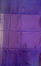 VSA669 - lavender color body , purple color pallu , blouse pure silk saree