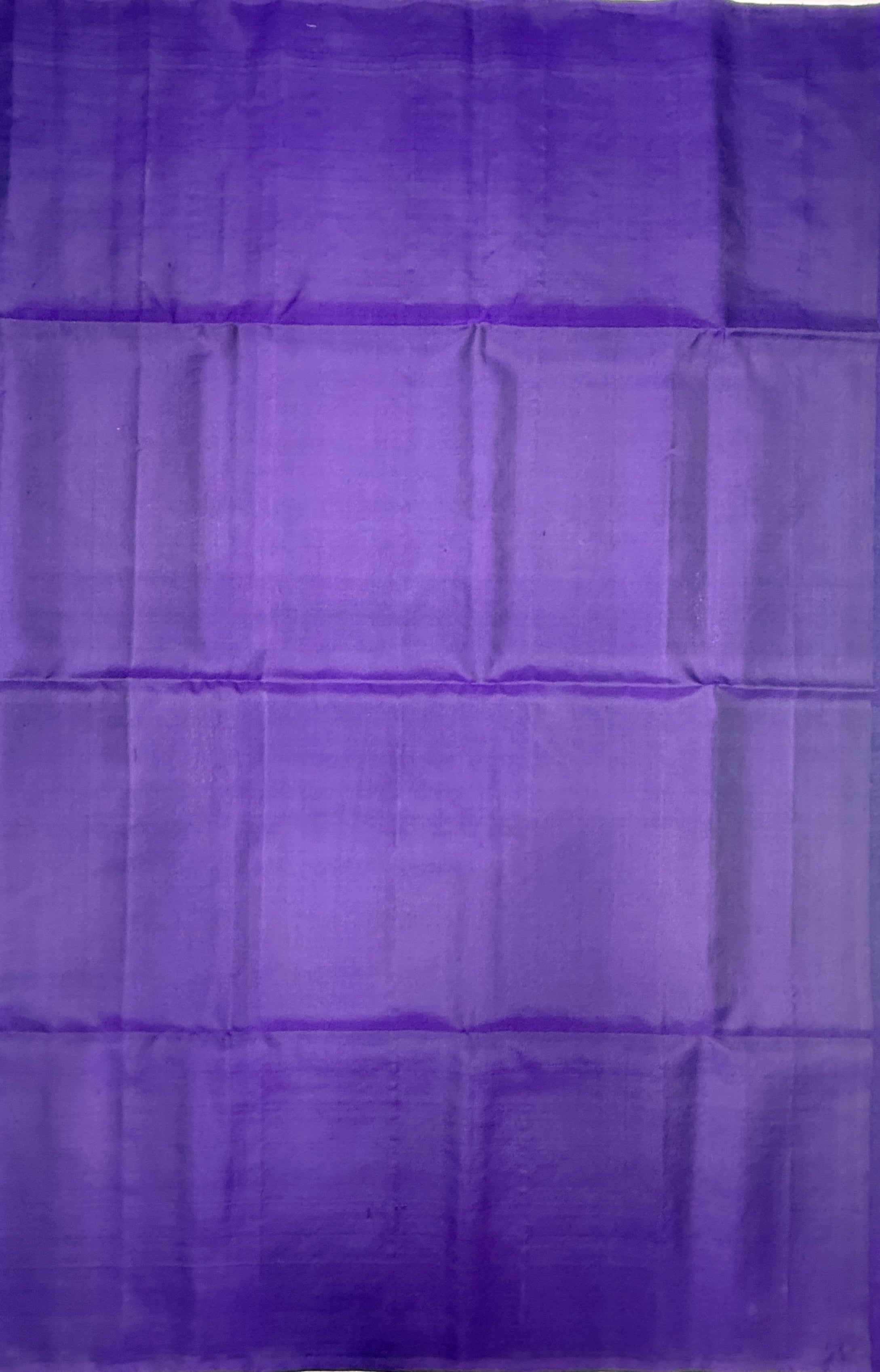 VSCB633 - bottle green color body ,violet color pallu , blouse - Pure silk saree