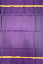 VSCB635 - navy blue color body , violet color pallu , blouse - Pure silk saree