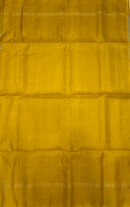 VSCB637 - beige color body , yellow color pallu , blouse - Pure silk saree