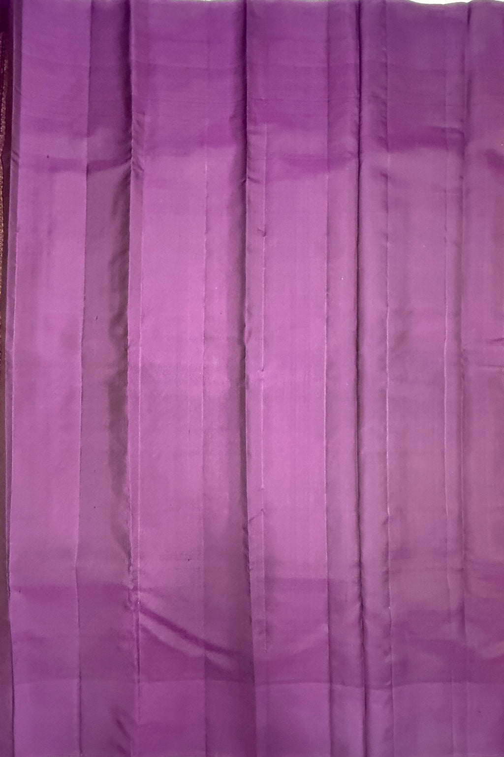 VSCB640 - honey brown color body , violet color pallu , blouse - Pure silk saree