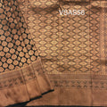 VSAS56 - black color body, pallu , blouse.