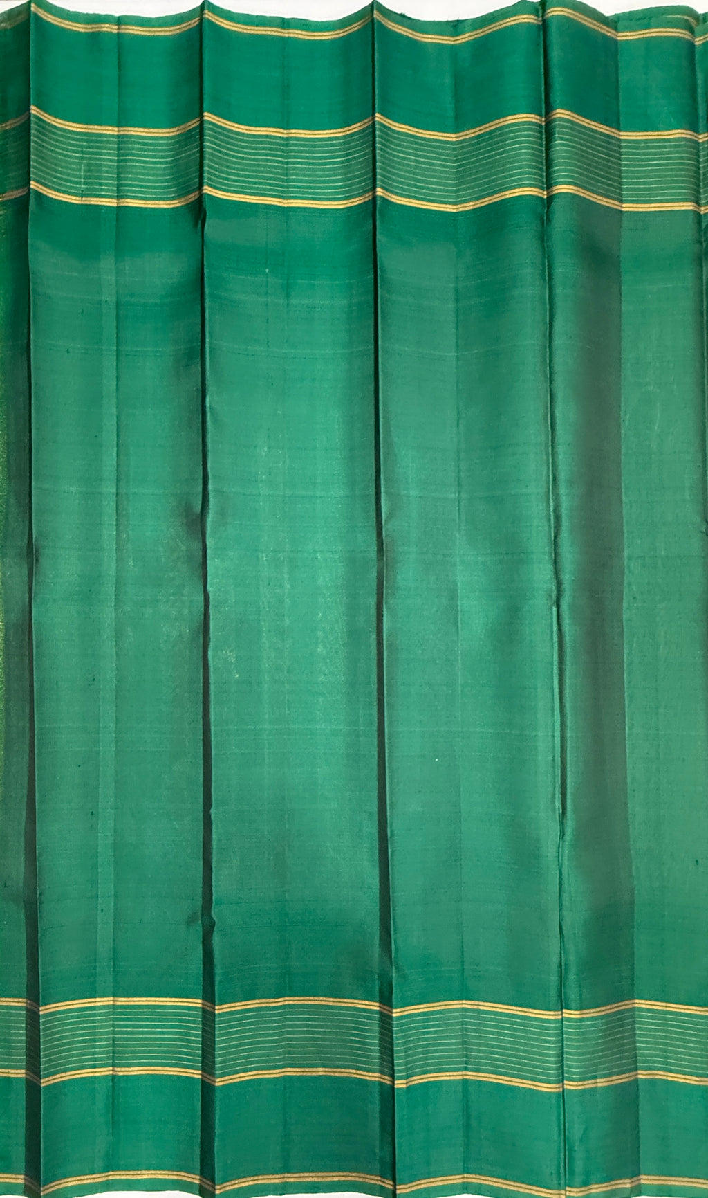 VSF1083 - sandal color body , peacock green color pallu,blouse - Pure silk saree