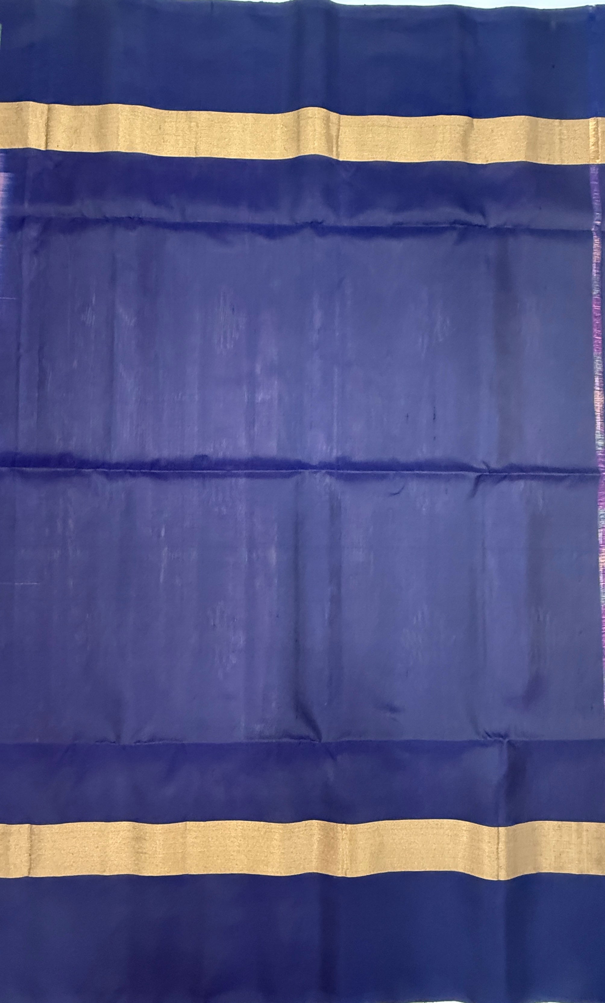 VSIS459 - onion pink color body , navy blue color pallu , blouse - Pure silk saree