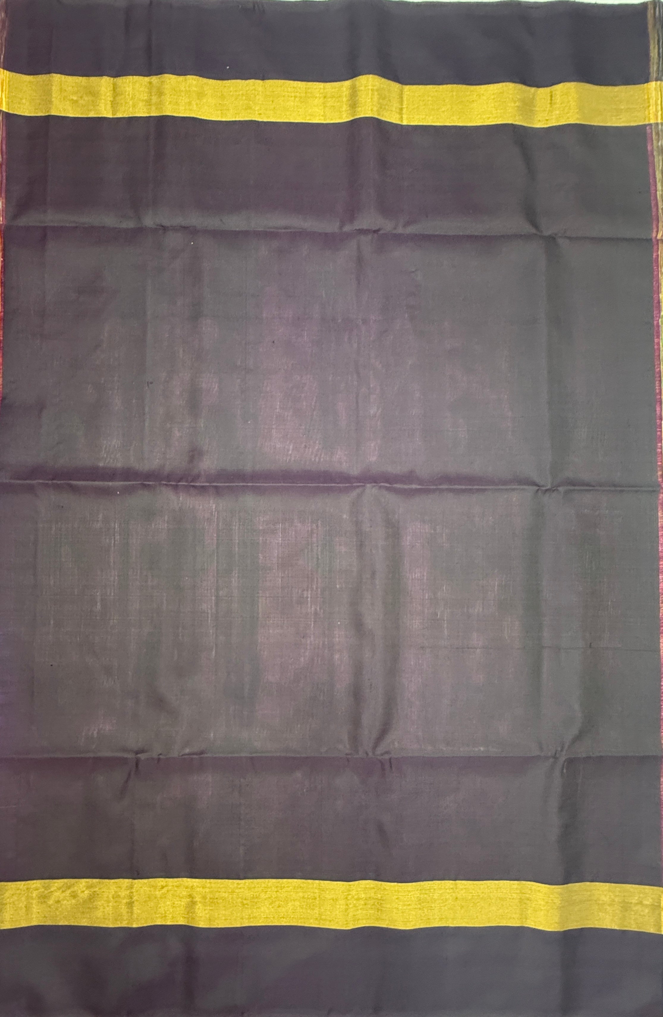 VSIS460 - bright pink color body , purple color pallu , blouse - Pure silk saree
