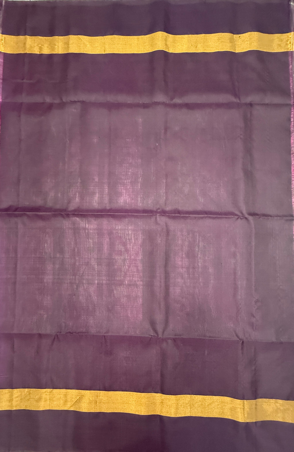 VSIS463 - milk rose color body , purple color pallu , blouse - Pure silk saree
