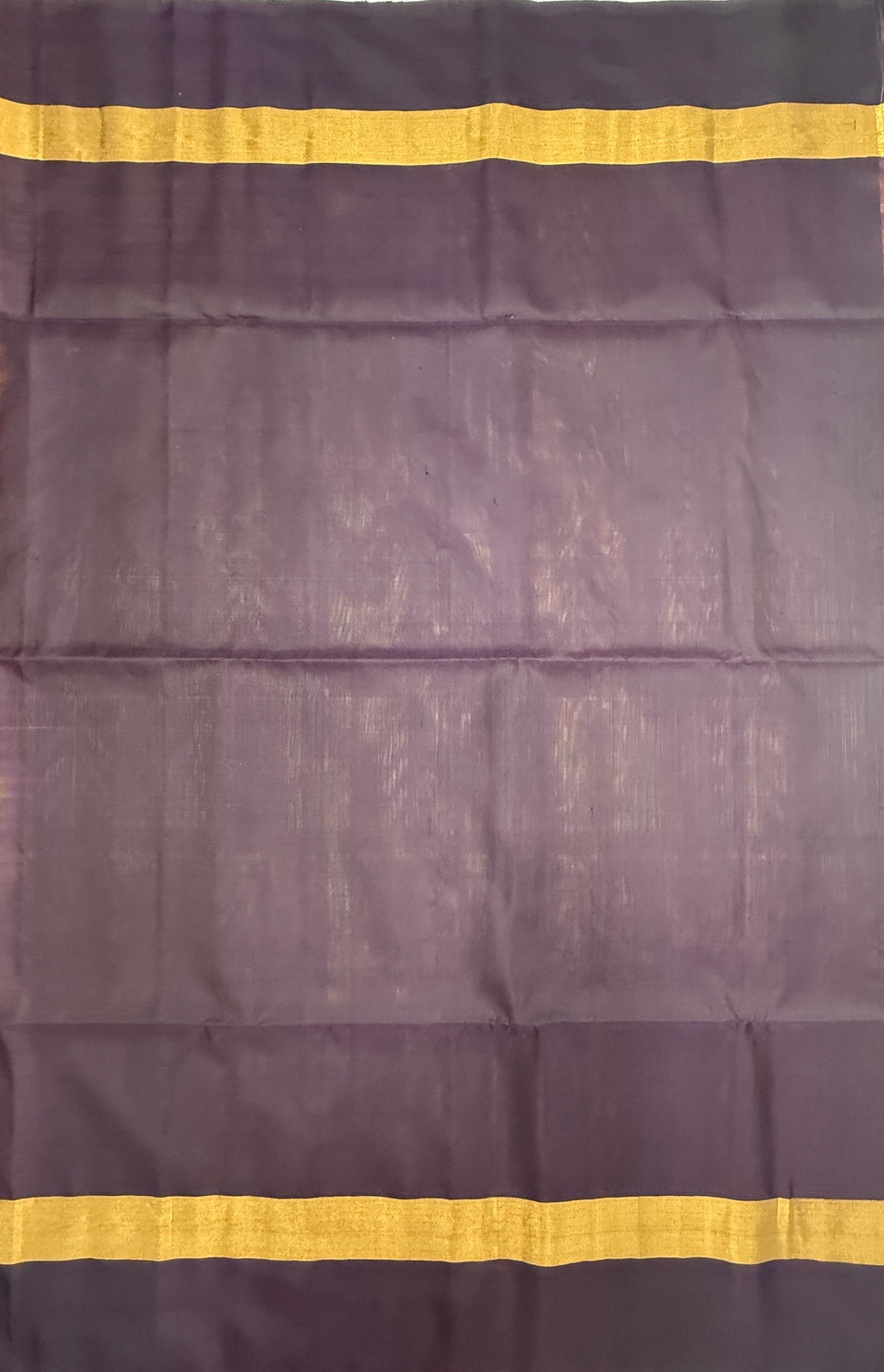 VSIS467 -honey brown color body , purple color pallu , blouse - Pure silk saree