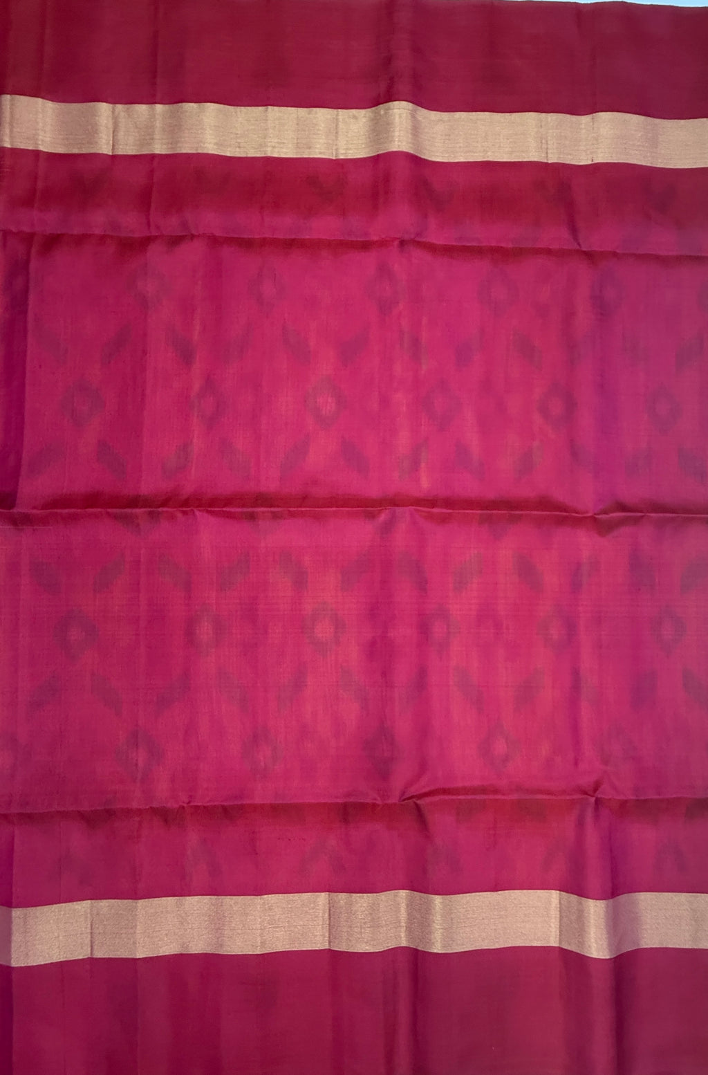 VSIS469 - yellow color body , red with pink color pallu , blouse - Pure silk saree