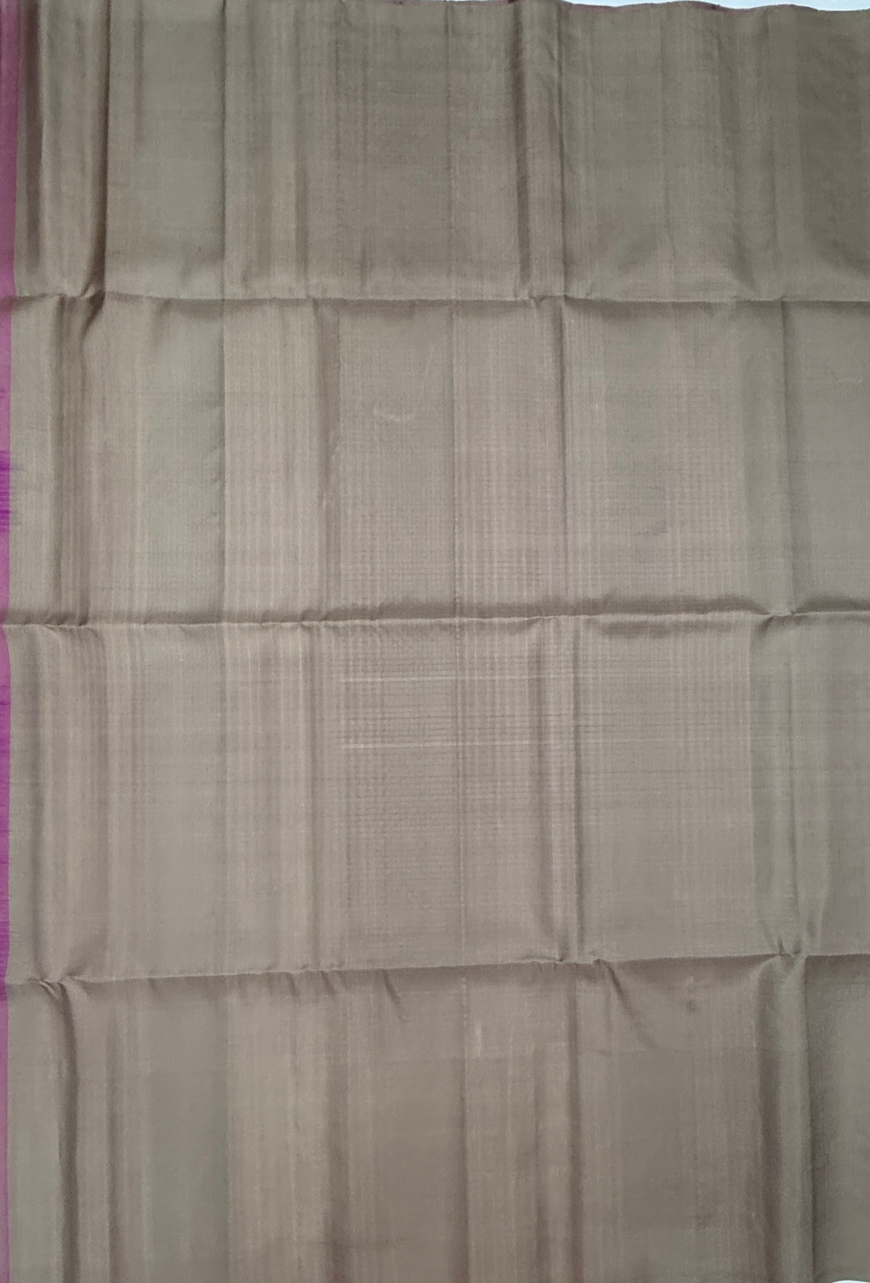 VSF1103 - purple color body , beige color pallu,blouse - Pure silk saree