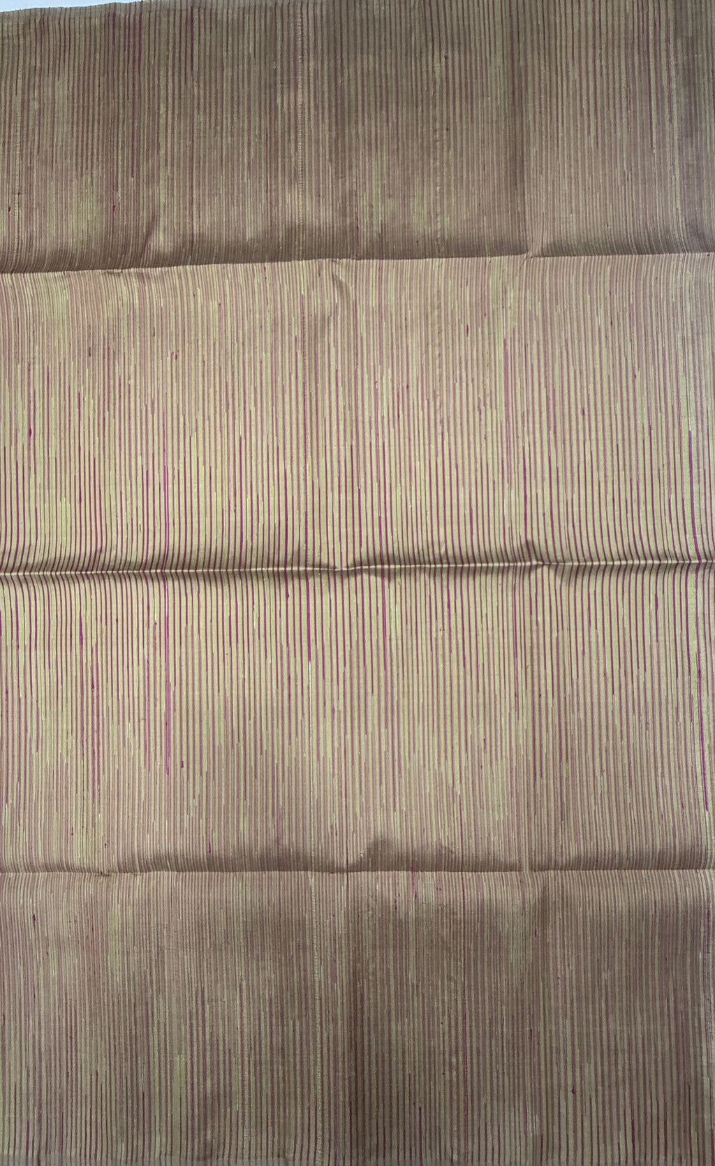 VSD152 - lotus pink color body , beige color pallu,blouse - Pure silk saree