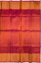 VSIS470 - black color body , pink color pallu , blouse - Pure silk saree