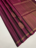 VSM376 - purple color body , color pallu , blouse