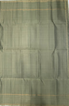 VSF1111 - dark brown color body , beige color pallu,blouse - Pure silk saree