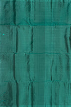 VSA386 - green color body, pallu , blouse pure silk saree
