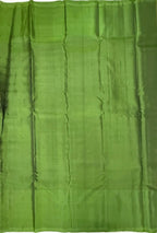 VSM158 - Dusky pink color body , green color pallu , blouse.