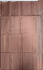 VSCB600 - sky blue color body , onion pink color pallu , blouse - Pure silk saree