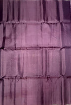VSA637 - dark purple color body, pallu , blouse pure silk saree