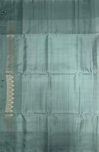 VSA644 - violet color body , pastel green color pallu , blouse pure silk saree