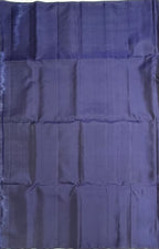 VSS463 - navy blue color body, pallu , blouse pure silk saree