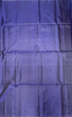VSS469 - navy blue color body, pallu , blouse pure silk saree