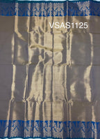VSAS1125 - dual blue color body ,pallu , blouse.