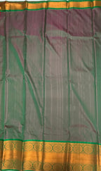 VSAS1166 - magenta color body , peacock green color pallu , blouse.