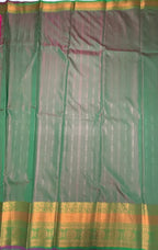 VSAS1171 - rani pink color body , peacock green color pallu , blouse.