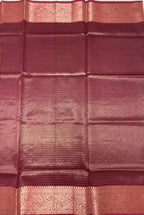 VSAS1208 - dusky pink color body , pink color pallu , blouse.