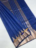 VSAS1257 - navy blue color body ,pallu , blouse.