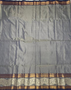 VSAS1332 - dual blue color body ,pallu , blouse.