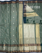 VSAS1333 - pastel green color body ,pallu , blouse.