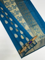 VSKC560 - blue color body,pallu , blouse.