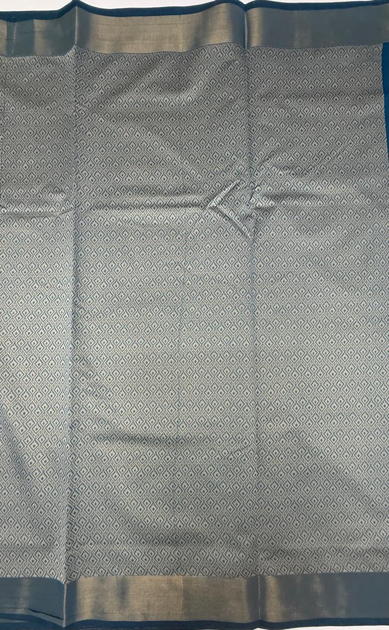 VSKC560 - blue color body,pallu , blouse.