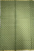 VSKC573 - rexona green color body , green with sandal color pallu , blouse.