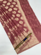 VSKC578 - onion pink color body , pallu , blouse.